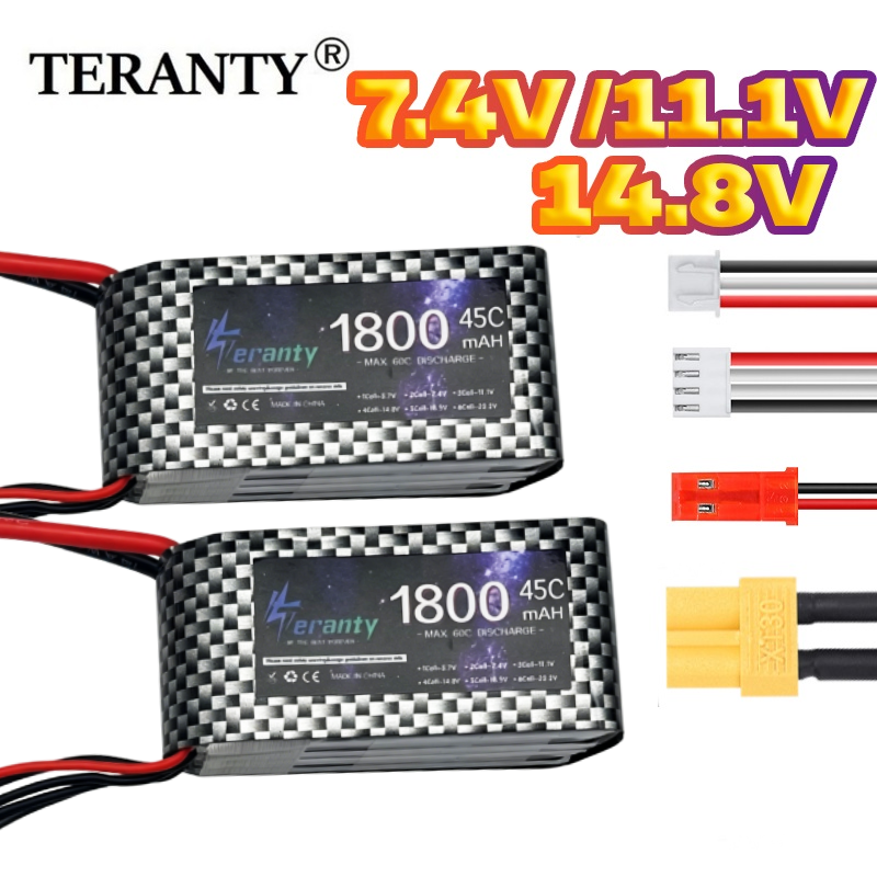 Drone Battery 3S - TERANTY 2S 3S 4S 1800mAh Lipo