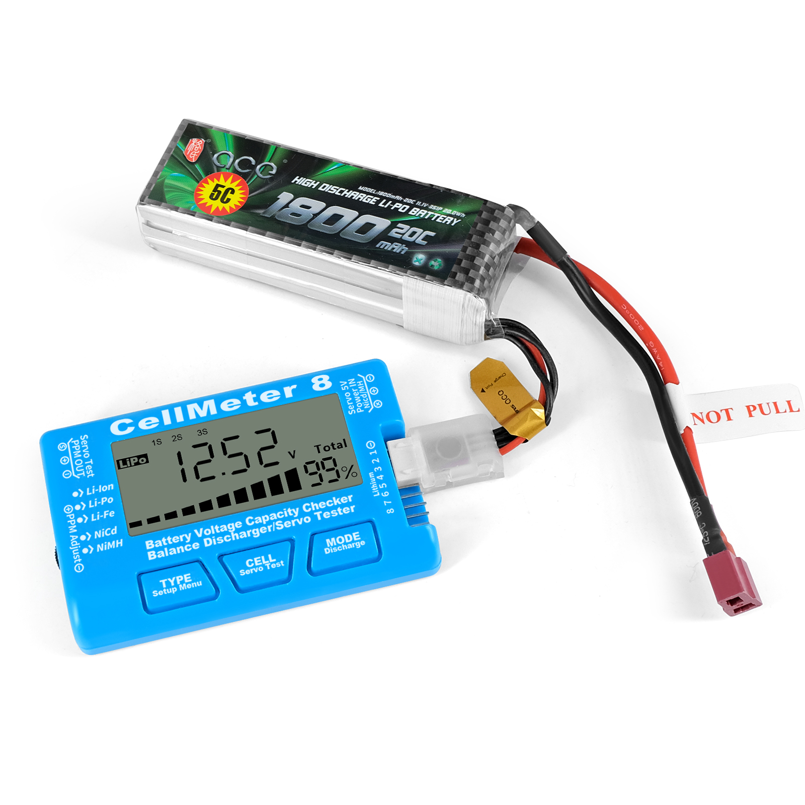 CellMeter-8 LCD Digital Batter - Drone Battery Voltage Checker incelemesi ve fiyatı