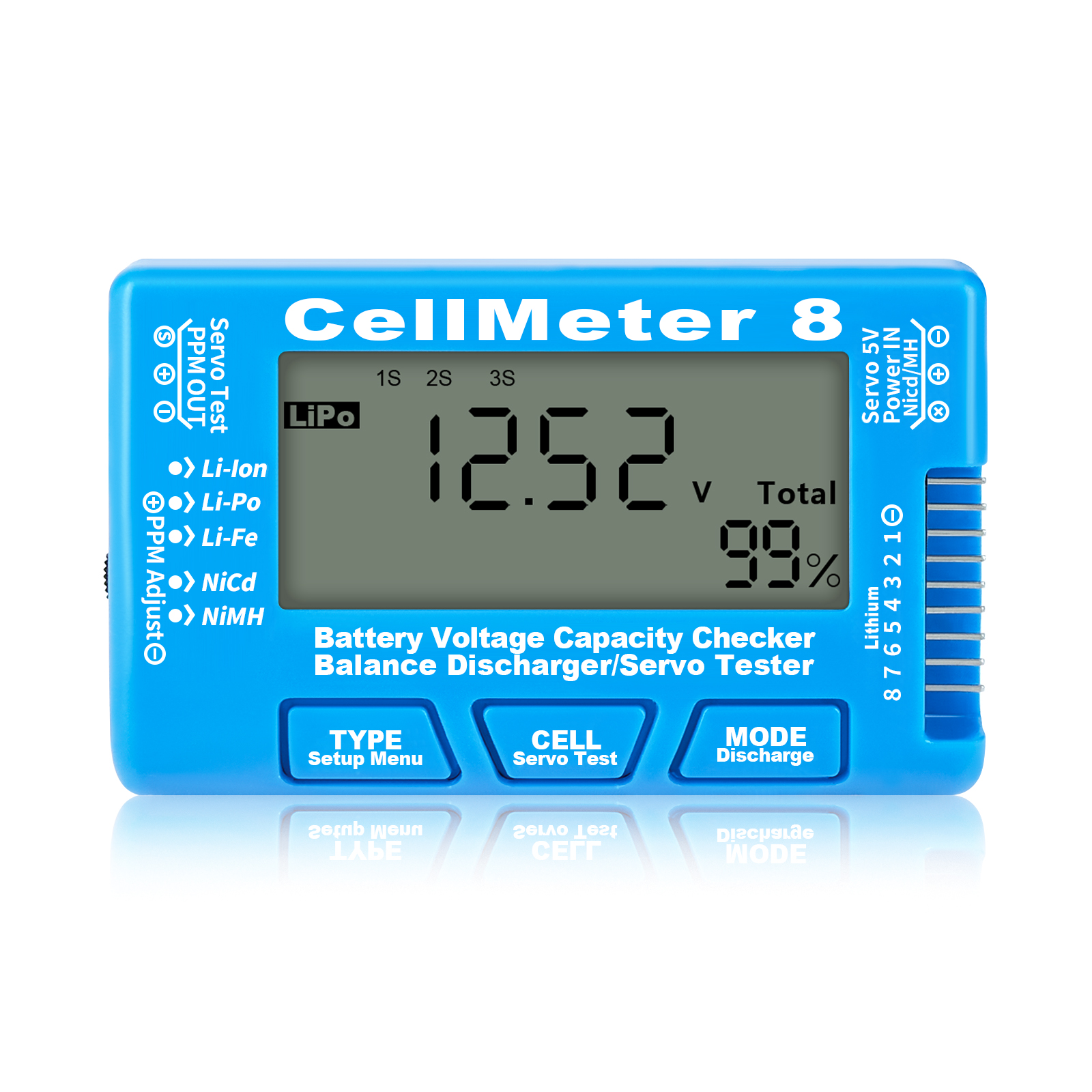 CellMeter-8 LCD Digital Batter - Drone Battery Voltage Checker incelemesi ve fiyatı