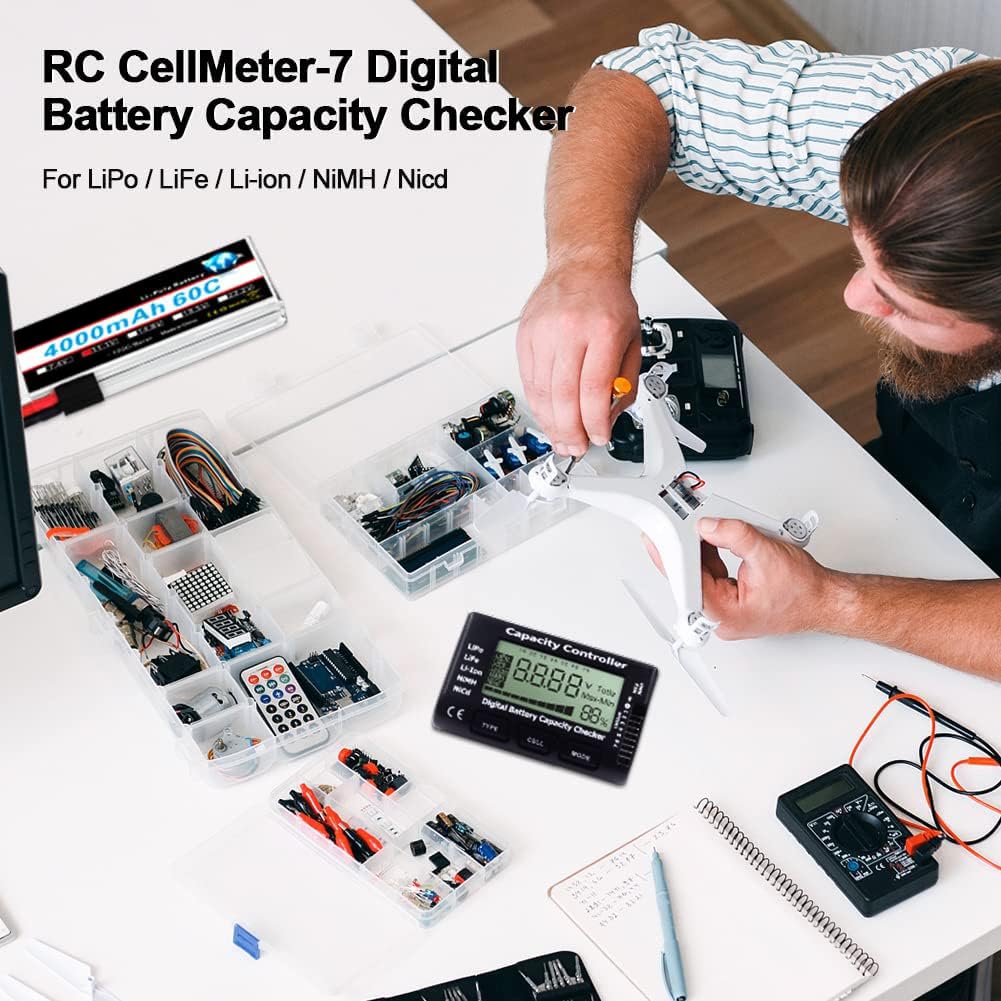 Digital Battery Capacity and V - Drone Battery Voltage Checker incelemesi ve fiyatı