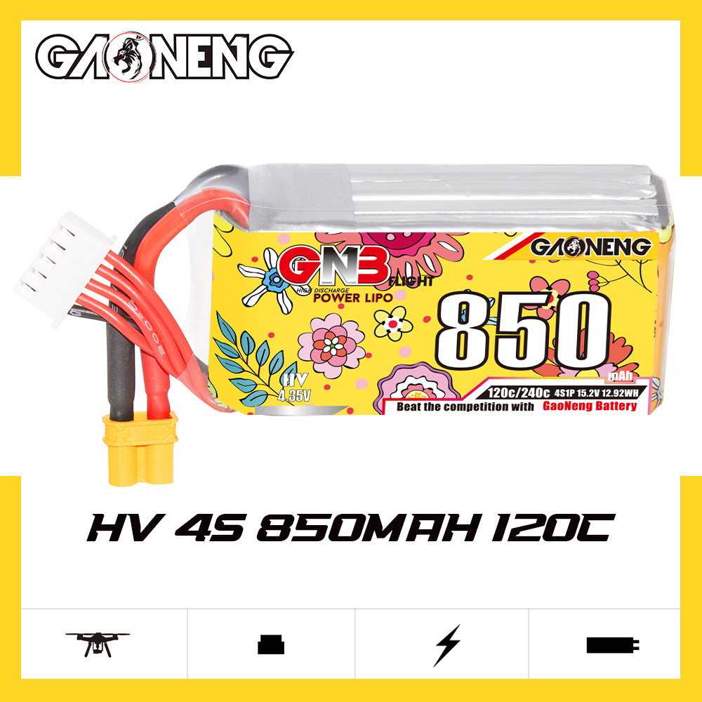 Upgraded GNB 4S 15.2V 850mAh L - Drone Battery 4S incelemesi ve fiyatı