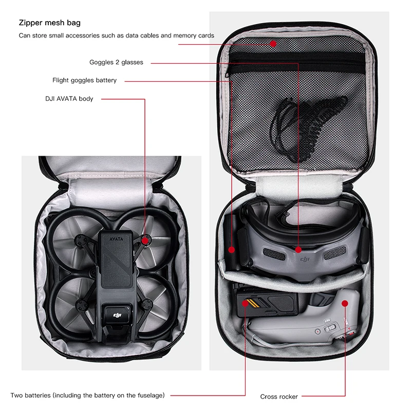 Portable Case Dual Layer Stora - Drone Battery Bag incelemesi ve fiyatı
