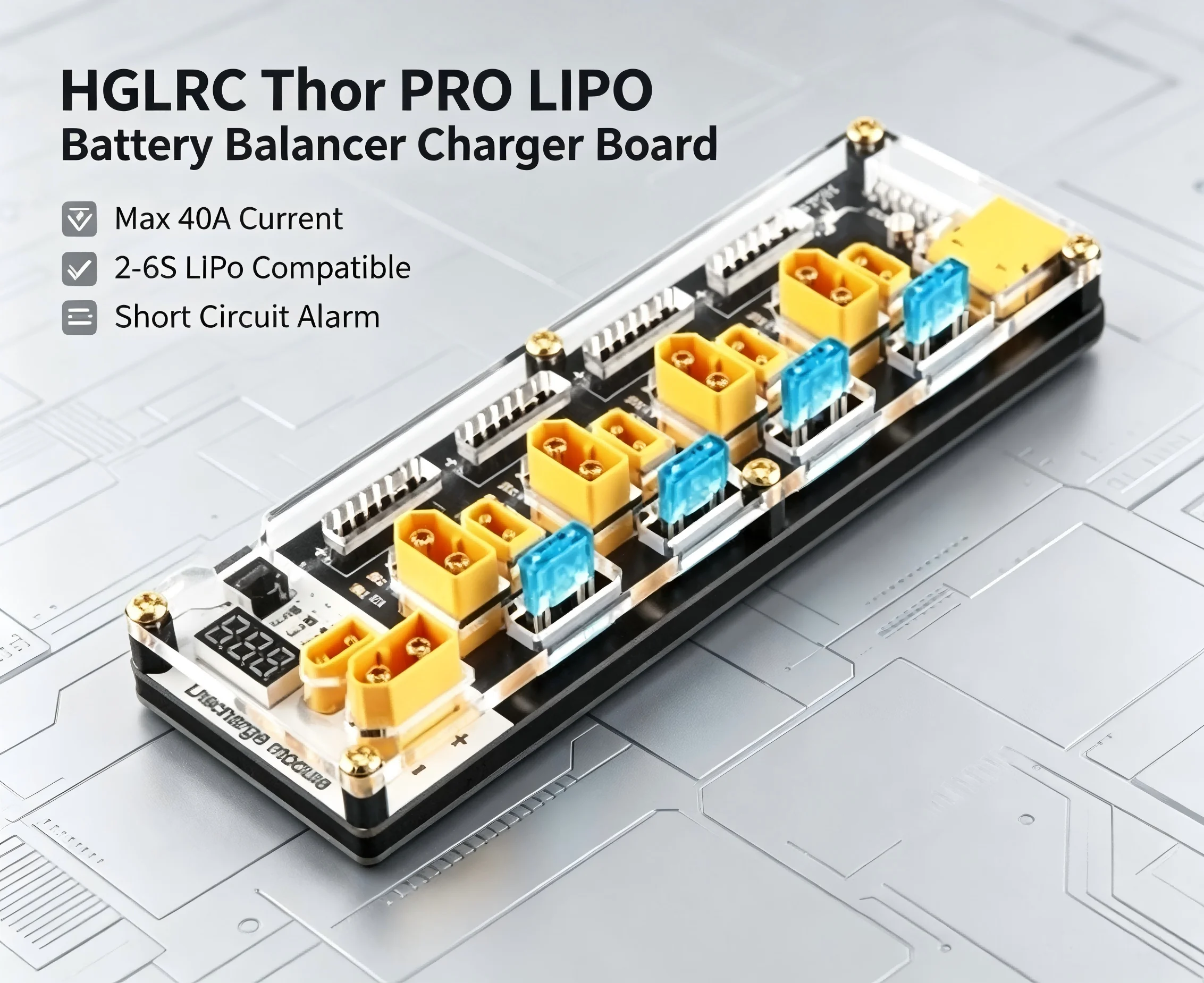 HGLRC Thor Pro 1P 4 Port LiPo  - Drone Battery Parallel Board incelemesi ve fiyatı