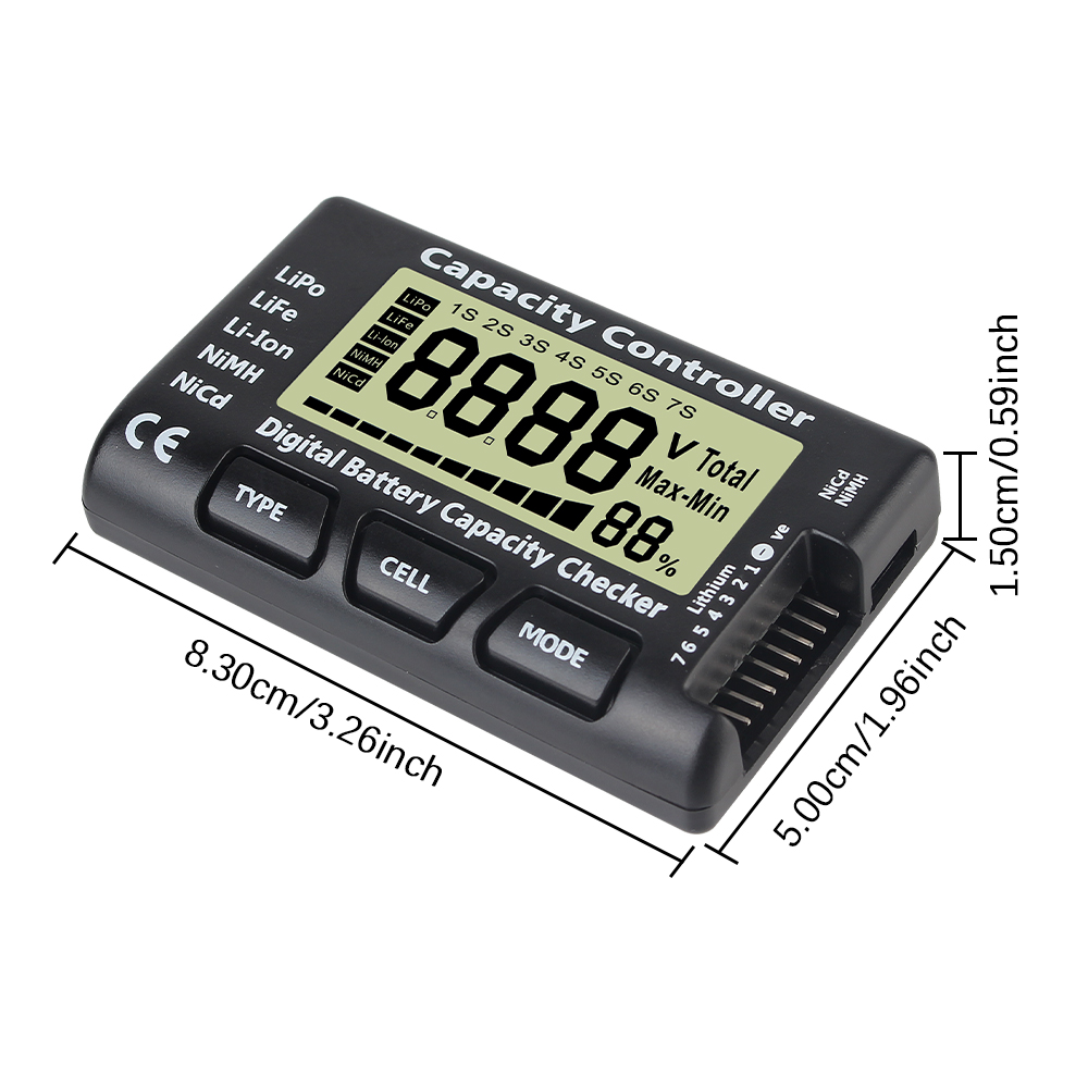 CellMeter 7 Battery Voltage Ca - Drone Battery Voltage Checker incelemesi ve fiyatı