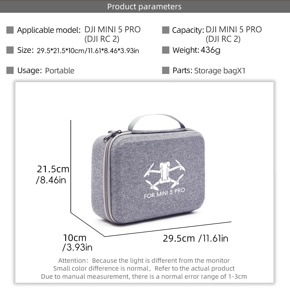 Storage Carry Case for DJI Min - Drone Battery Bag incelemesi ve fiyatı