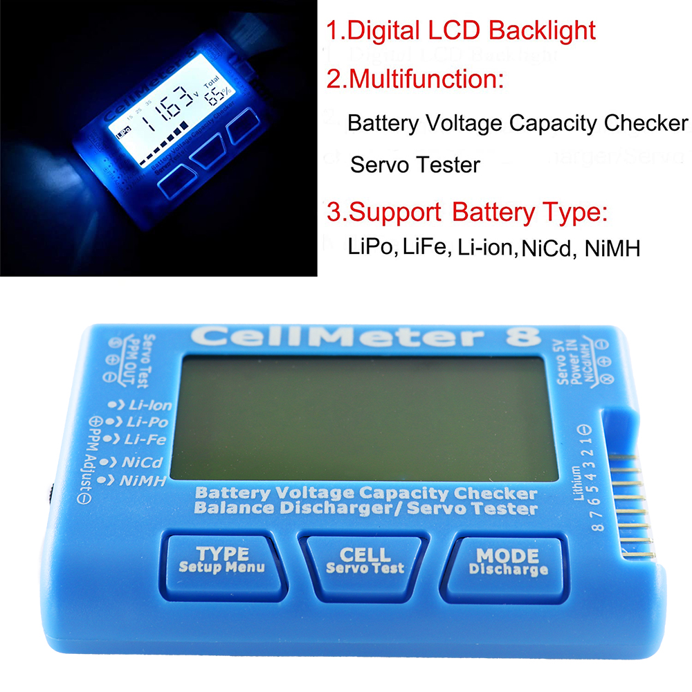 RC CellMeter-7 Digital Battery - Drone Battery Voltage Checker incelemesi ve fiyatı