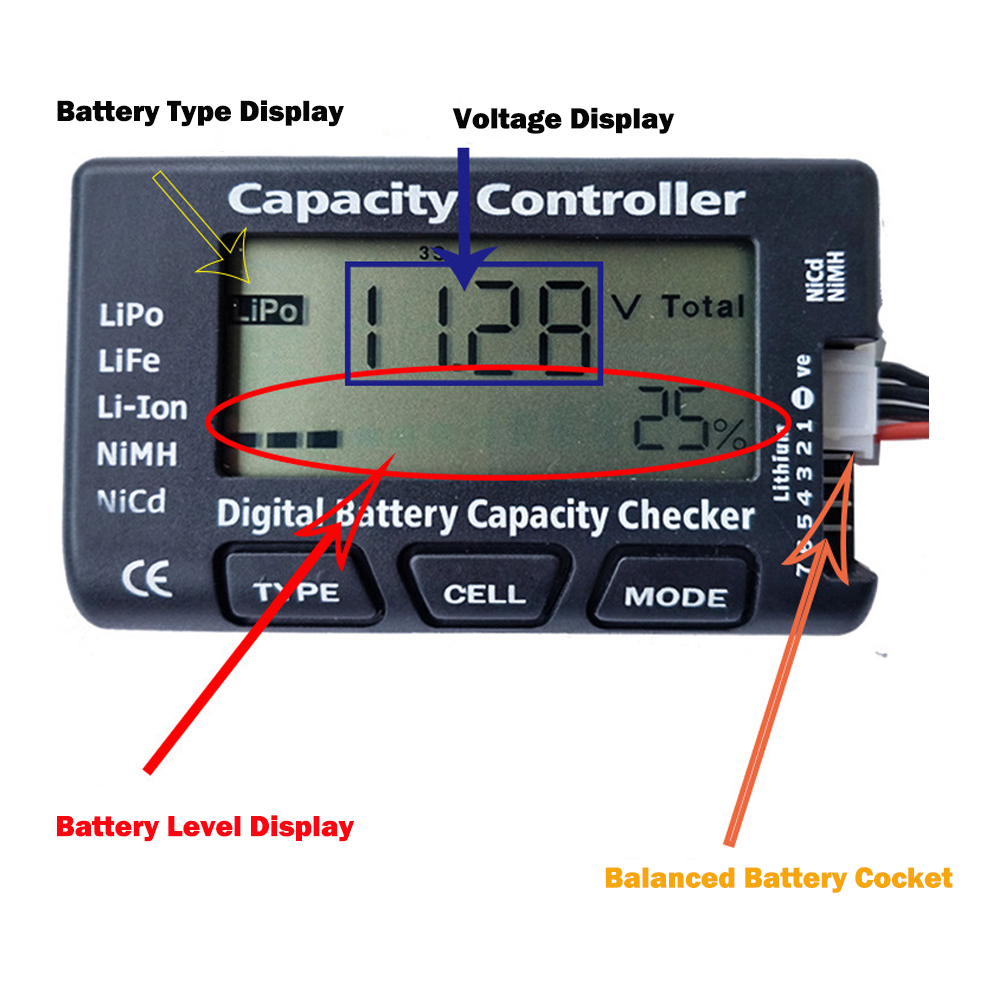 RC Cellmeter 7 Digital Battery - Drone Battery Voltage Checker incelemesi ve fiyatı