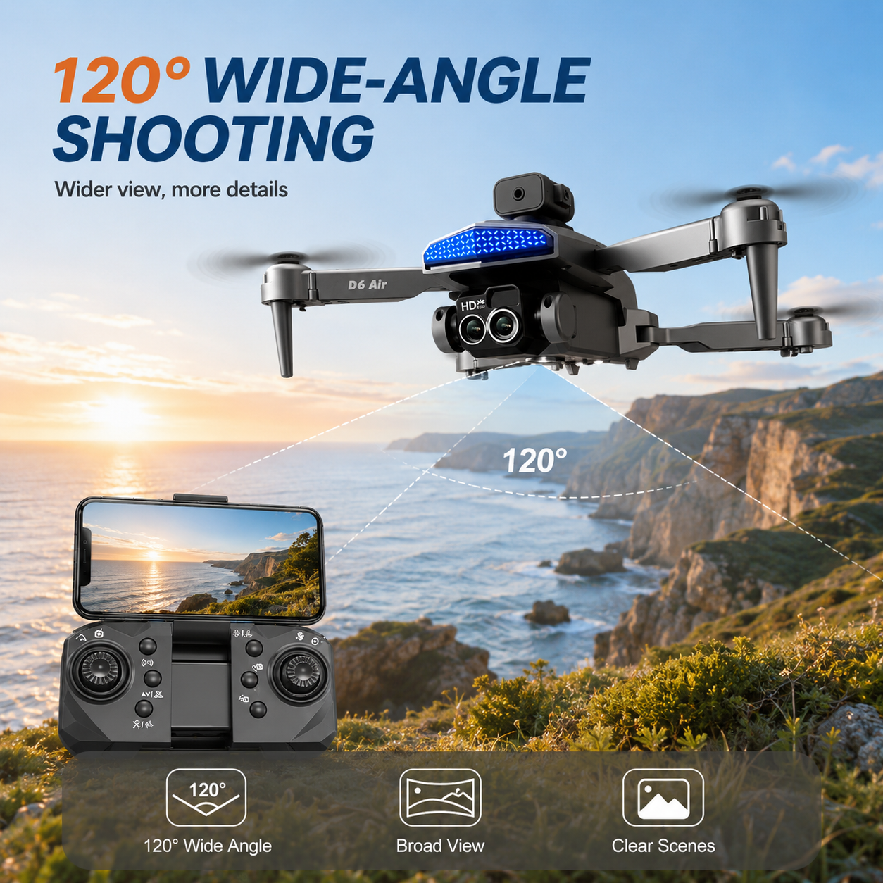 ZNLYRION D6 Air Foldable RC Dr - Drone Battery Bag incelemesi ve fiyatı