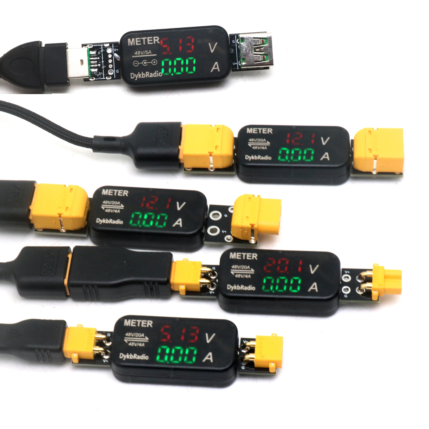 USB XT60 XT30 Voltmeter Ammete - Drone Battery Voltage Checker incelemesi ve fiyatı