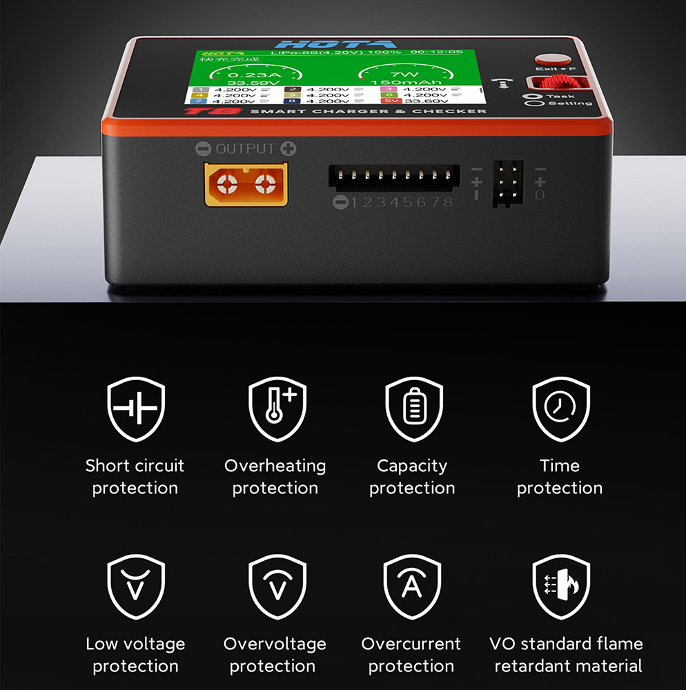 HOTA T8 Smart Balance Charger  - Drone Battery Smart incelemesi ve fiyatı