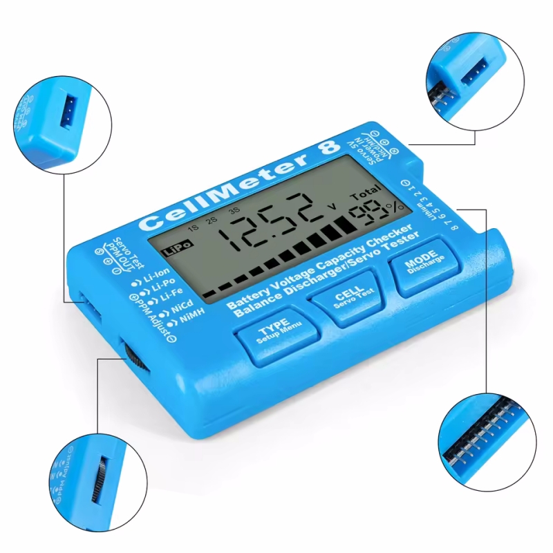 CellMeter 8 Digital Battery Ca - Drone Battery Voltage Checker incelemesi ve fiyatı