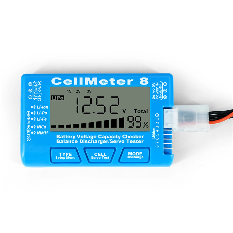 CellMeter 8 Digital Battery Ca - Drone Battery Voltage Checker incelemesi ve fiyatı
