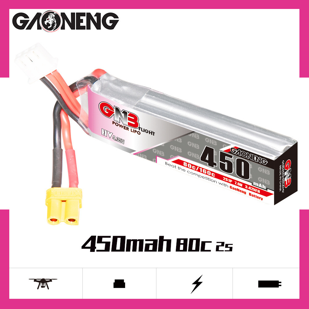 GNB LiPo Battery HV 2S 7.6V 45 - Drone Battery Plate incelemesi ve fiyatı