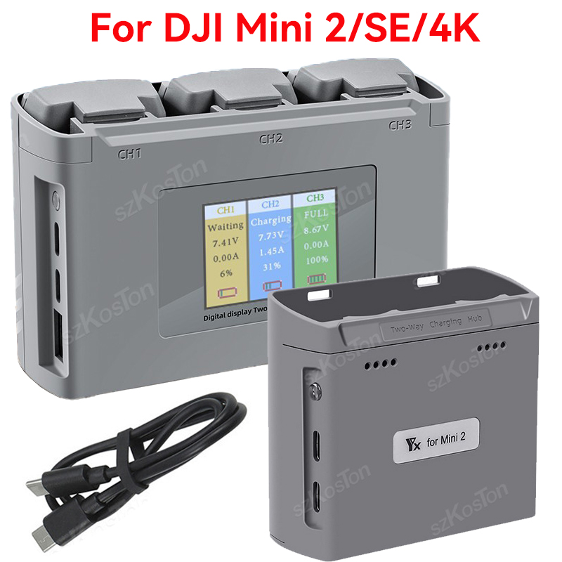 For DJI Mavic Mini 2/SE Mini 4 - Drone Battery Balance Charger incelemesi ve fiyatı