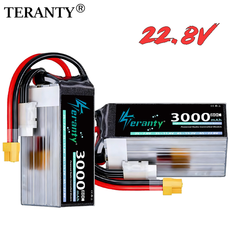 TERANTY 6S 22.8V 3000mAh 80C/1 - Drone Battery 4S incelemesi ve fiyatı
