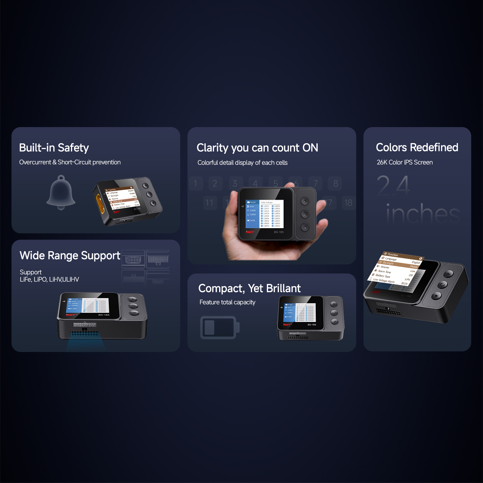 ISDT BG-18S Smart Battery Chec - Drone Battery Voltage Checker incelemesi ve fiyatı