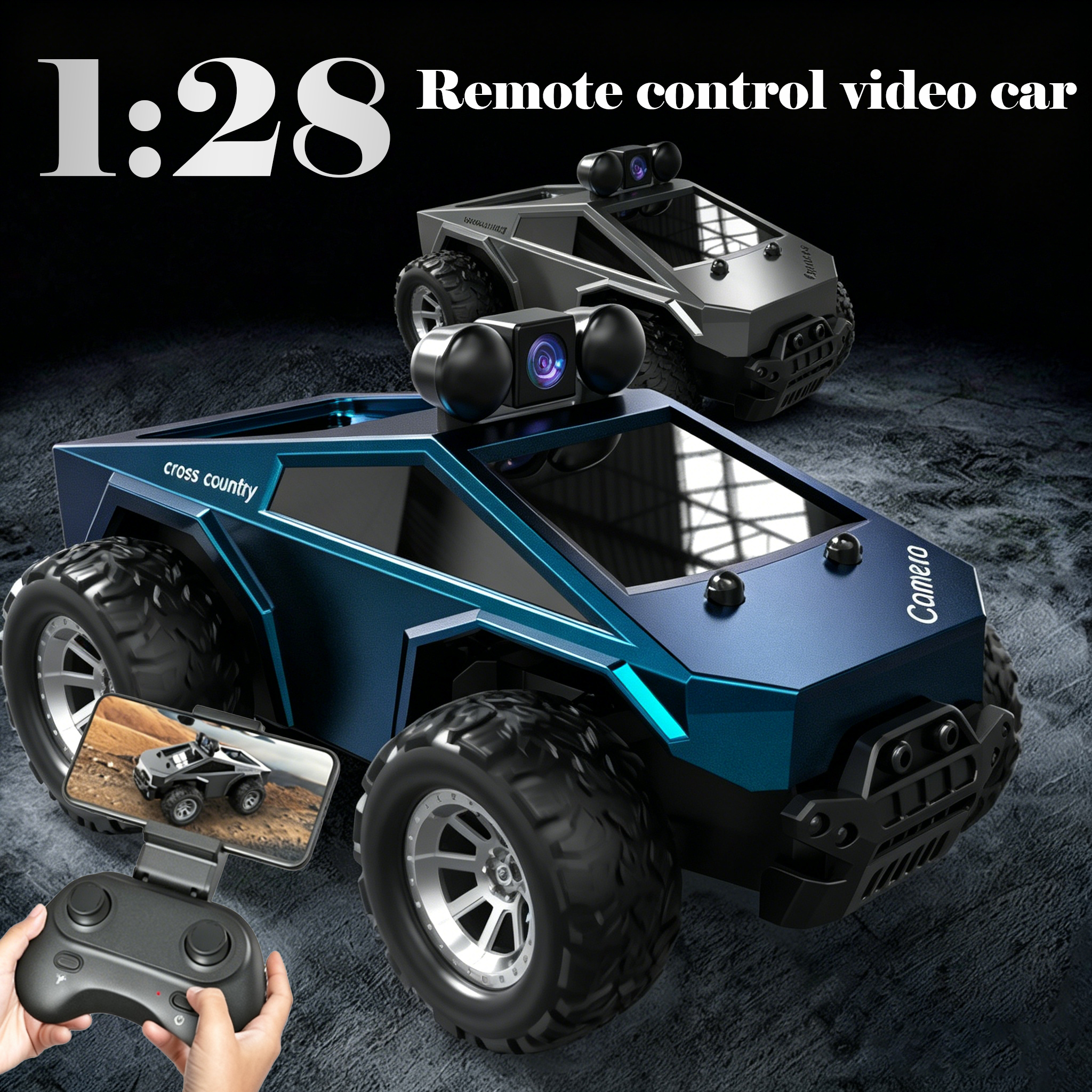 1:28 4WD Off-Road Remote Contr - Drone Battery Alarm incelemesi ve fiyatı