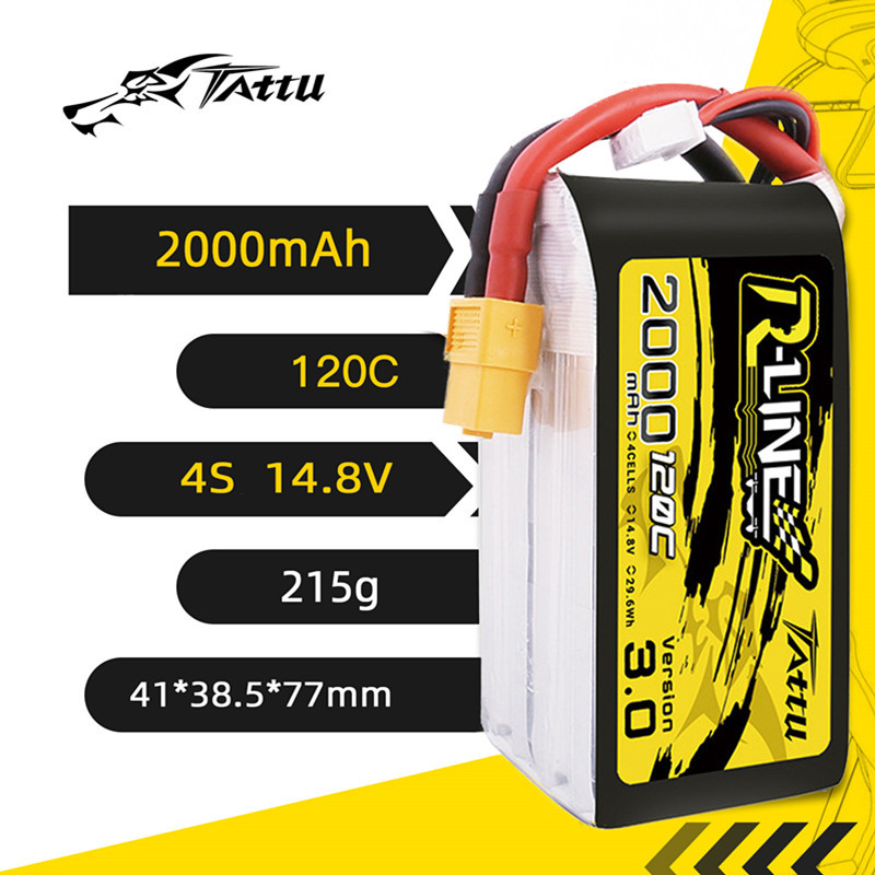 HOT TATTU R-LINE 3.0 120C 2000 - Drone Battery 4S incelemesi ve fiyatı
