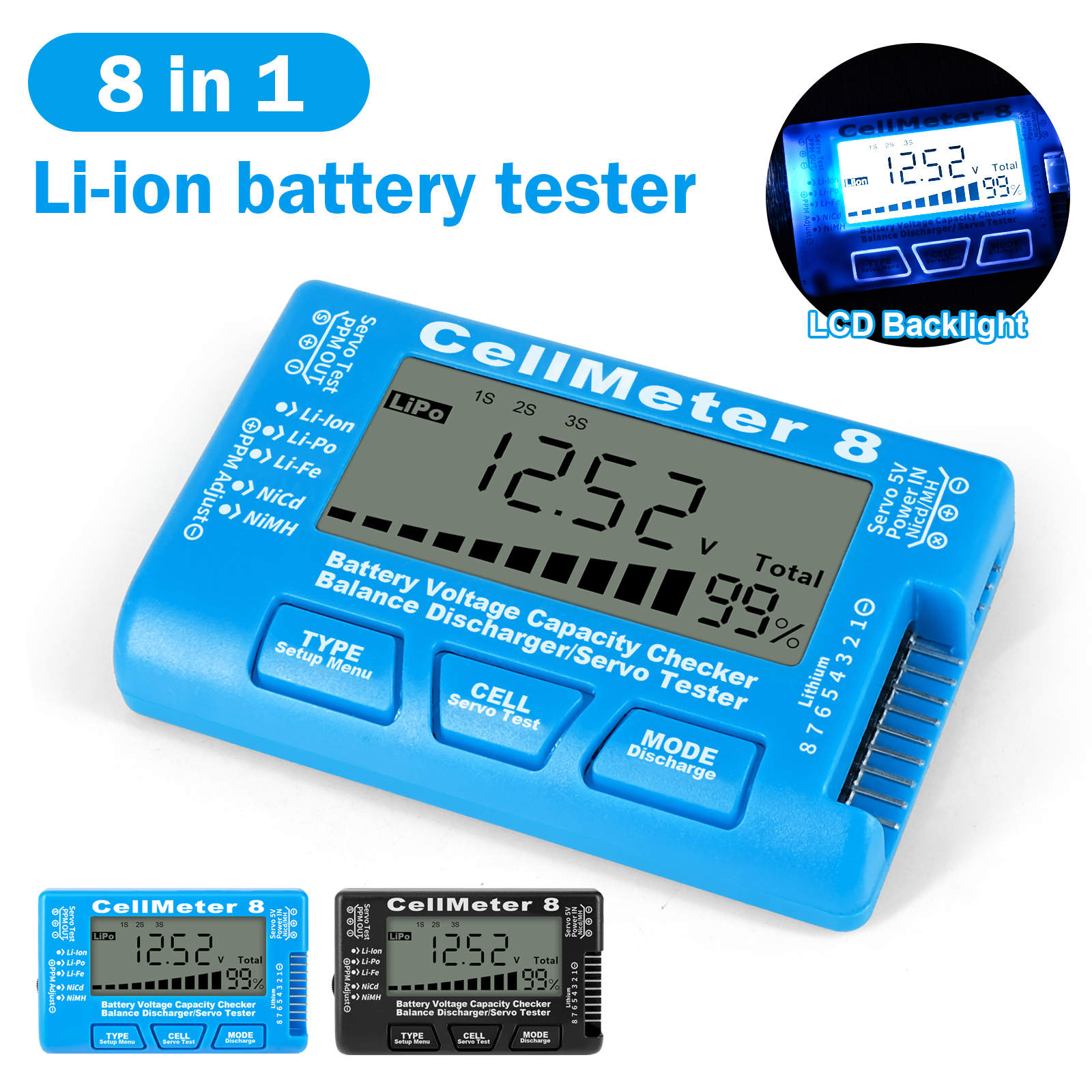 Rc Cellmeter-8 Digital Battery - Drone Battery Voltage Checker incelemesi ve fiyatı
